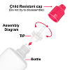 BENECREAT Plastic Liqiud Bottle DIY-BC0004-13-4