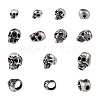 7Pcs 7 Style 304 Stainless Steel Beads FIND-PJ0001-15-1
