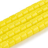 Opaque Solid Glass Bead Strands X-GLAA-N047-09-F03-1