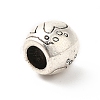 Tibetan Style Alloy European Beads PALLOY-P293-119AS-2