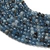 Gradient Color Natural Devil Blue Aquamarine Beads Strands G-NH0072-C01-01-4
