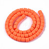 Handmade Polymer Clay Bead Strands CLAY-ZX006-01O-3