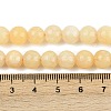 Natural Yellow Calcite Beads Strands G-C251-A01-8mm-5