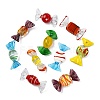 10Pcs 10 Styles Glass Pendants GLAA-CJ0002-89-8