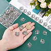 60Pcs Tibetan Style Alloy Howling Wolf Pendants FIND-DC0007-25-3