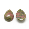 Natural Unakite Cabochons G-R417-10x14-36-2