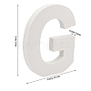 Wooden Letter Ornaments WOOD-GF0001-15-07-2