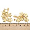 304 Stainless Steel Dangle Stud Earrings EJEW-P325-05D-G-5