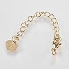 Long-Lasting Plated Brass Chain Extender KK-K210-05G-2