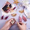 DIY Layered Tassel Drop Earring Making Kit DIY-SZ0009-86-3