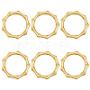 6Pcs Alloy Napkin Rings AJEW-CP0009-05G-1