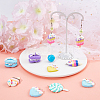 Handmade Polymer Clay Pendants CLAY-SC0001-06-5
