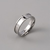 201 Stainless Steel Grooved Finger Ring Settings STAS-WH0027-27F-P-1