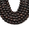 Natural Garnet Gemstone Bead Strands G-R263-6mm-2