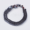 Non-magnetic Synthetic Hematite Beads Strands X-G-H1076-1-2