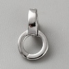 925 Sterling Silver Tube Bails STER-WH0026-13P-1