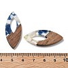 Resin and Walnut Pendants FIND-R051-12C-3