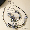 Alloy Skeleton Bracelets & Necklaces Sets FS-WG61533-01-4