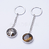 Natural Tiger Eye Keychain KEYC-E023-02I-2