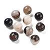 Natural Agate Sphere Beads G-G129-01-1