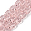Transparent Glass Beads Strands EGLA-N013-T10mm-D18-1