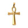 Ion Plating(IP) 304 Stainless Steel Pendants STAS-L216-41G-01-1