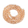 Electroplate Glass Beads Strands EGLA-A044-T3mm-B23-3