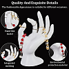 Plastic Mannequin Hand Jewelry Display Holder Stands RDIS-WH0009-013B-4