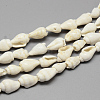 Sea Shell Beaded Multi-strand Necklaces NJEW-T003-147-2