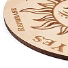 Wooden Carved Cup Mats LS-AJEW-P103-01F-3