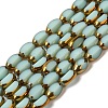 Electroplate Glass Beads Strands X-EGLA-P061-02A-11-1
