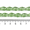 Transparent Glass Beads Strands EGLA-N013-T6mm-D13-4