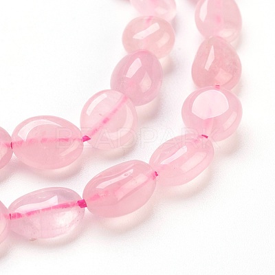 Natural Rose Quartz Beads Strands G-F575-18C-1
