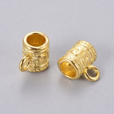 Tibetan Style Alloy Tube Bails K095T011-1