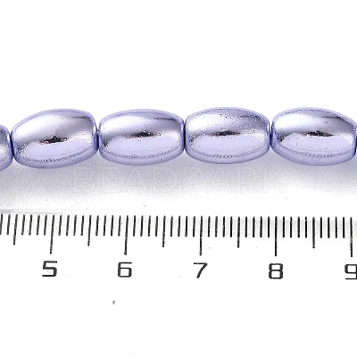 Electroplated Synthetic Magnetic Hematite Beads Strands G-C248-I01-8x12mm-1