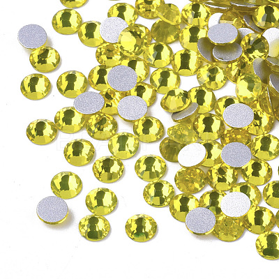 Glass Rhinestone Flat Back Cabochons RGLA-S002-06SS-33-1
