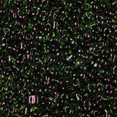 Picasso Spray Painted Glass Seed Beads SEED-T006-04-17-1