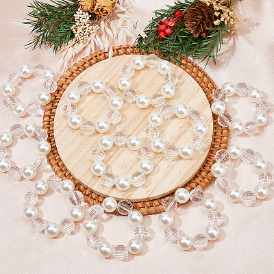 Acrylic Beaeded Napkin Rings AJEW-FH00003-1