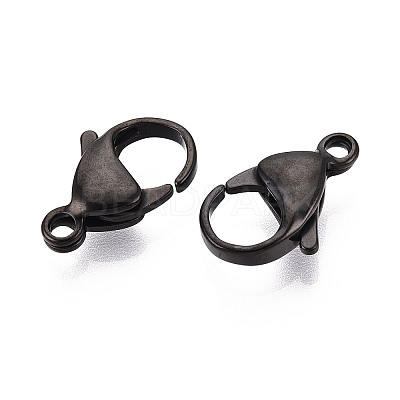 304 Stainless Steel Lobster Claw Clasps STAS-T065-17mm-34B-1