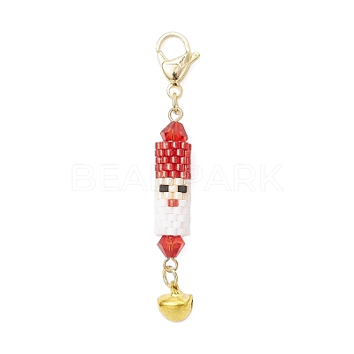 Glass Pendant Decorations HJEW-MZ00359-01-1