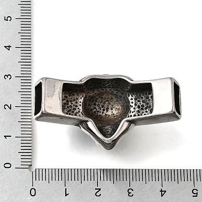 304 Stainless Steel Slide Charms STAS-F356-15AS-10-1