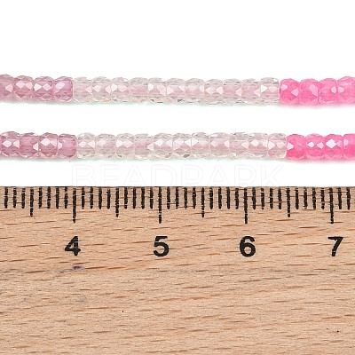 Cubic Zirconia Beads Strands ZIRC-P125-2x3mm-18-1