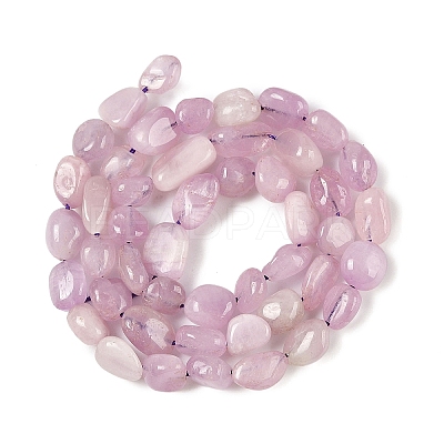 Natural Kunzite Beads Strands G-A254-B02-01-1