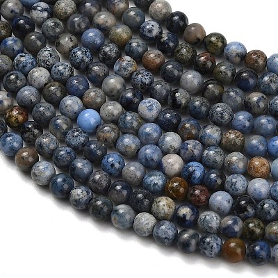 Natural Dumortierite Beads Strands G-Z116-A26-3mm-1