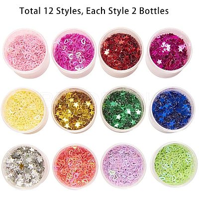 Plastic Paillette Beads MRMJ-PH0001-14-1