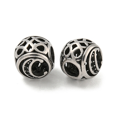 304 Stainless Steel Beads Rhinestone Settings STAS-O002-01C-AS-1