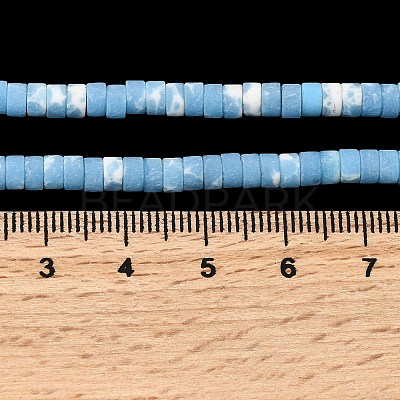 Dyed Synthetic Imperial Jasper Beads Strands G-Z089-A03-F-1