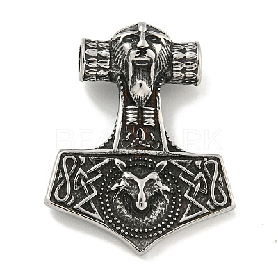316 Surgical Stainless Steel Pendants STAS-E212-84AS-1