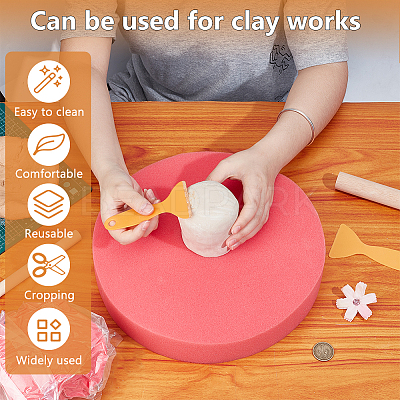 Round Pottery Foam Pad AJEW-WH0434-87B-1