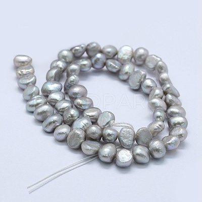 Natural Cultured Freshwater Pearl Beads Strands PEAR-K004-13E-1